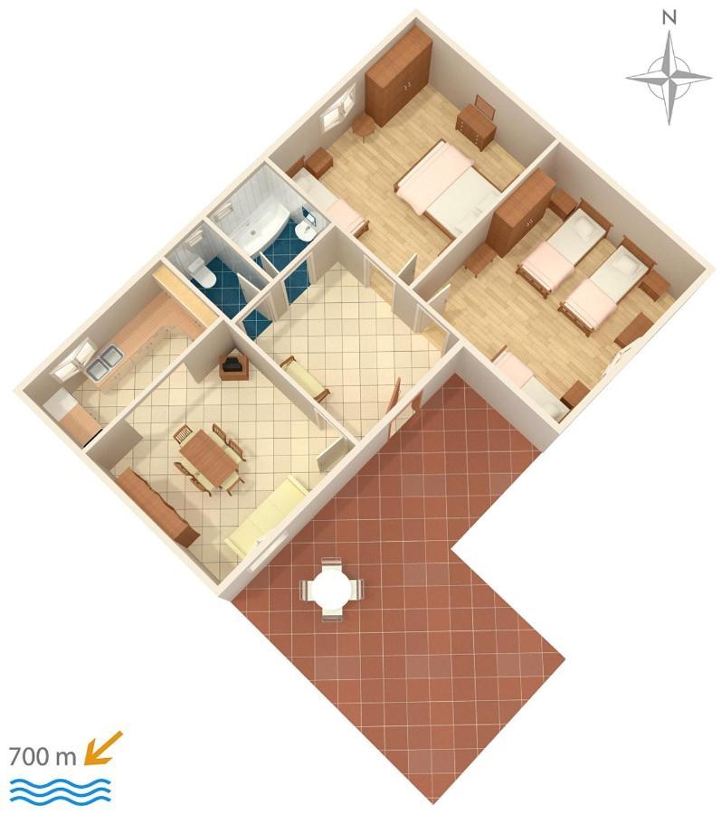 Apartment Biograd Na Moru 5899A Ngoại thất bức ảnh
